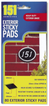 151 Exterior Sticky Pads 80pc 151 Exterior Sticky Pads 80pc